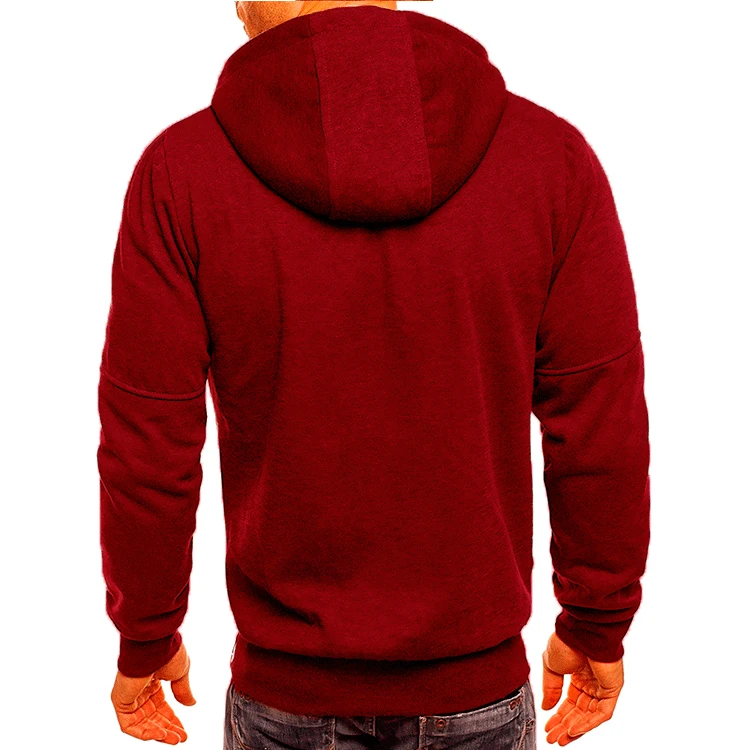 Men Sweatshirts Casual Autumn Male Zip Up Long Sleeve Hoodie Cardigan Coats BSD-ZW67