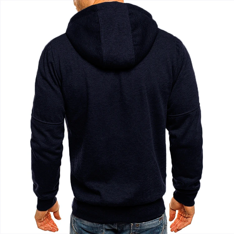 Men Sweatshirts Casual Autumn Male Zip Up Long Sleeve Hoodie Cardigan Coats BSD-ZW67