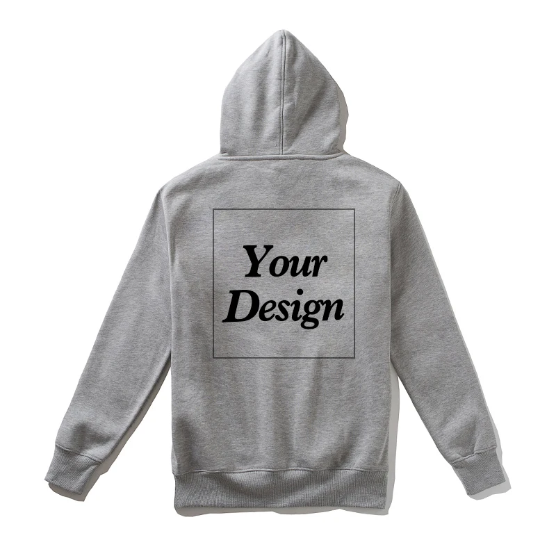 Top Quality Custom Cotton Zipper Hoodie Print Photo Text Brand Logo Men Womens Thick Fleece Autumn Winter Warm Sweatshirt 350gsm