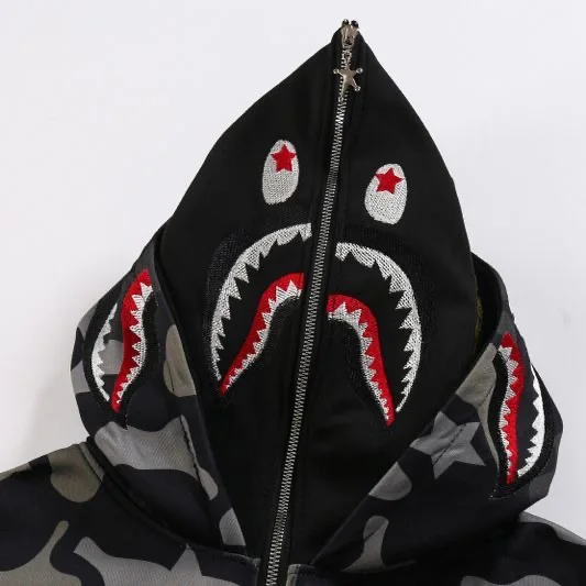 New Autumn and Winter Fashion Trend Printed American Retro Sports Hoodie Men's Casual Loose Comfortable Plus Size Jacket M-3XL