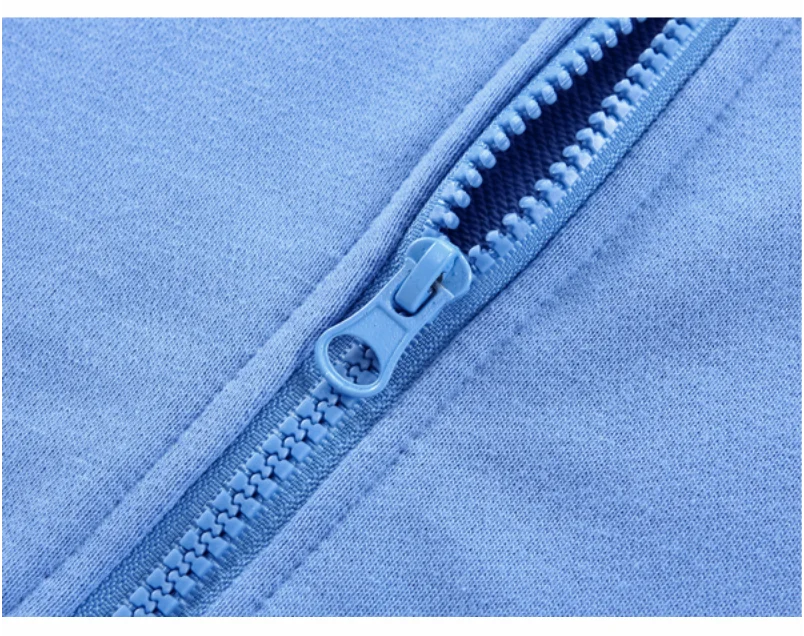 100% Cotton Hoodie Custom Logo Casual Zipper Hoodie Printing Company Design Quality Thin Sweatshirt Embroidery Personality Brand