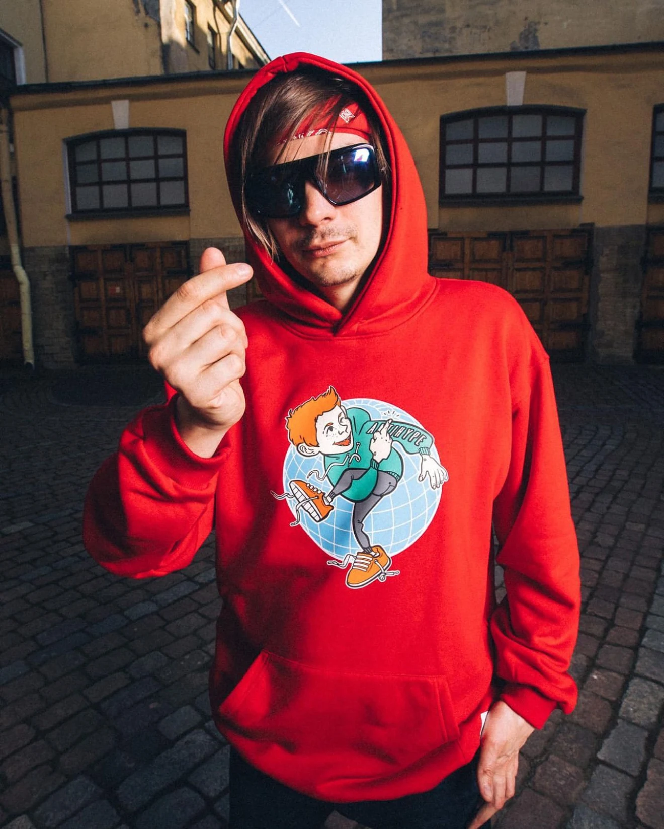 Harajuku Oversize Streetwear Men Hoodie Clothing Antihipic Cartoon Graphic Print Hooded Sweatshirt Hip Hop Top Goth Y2k Pullover