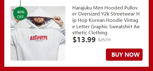 Harajuku Oversize Streetwear Men Hoodie Clothing Antihipic Cartoon Graphic Print Hooded Sweatshirt Hip Hop Top Goth Y2k Pullover