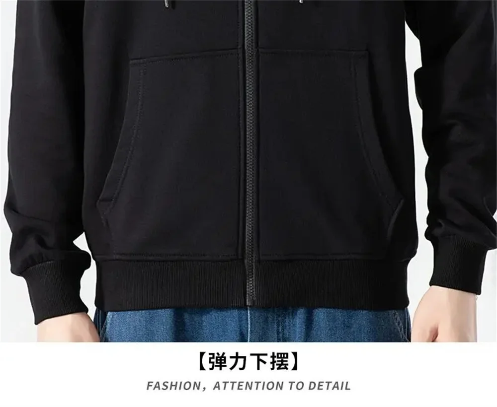 2025 Spring and Autumn Suzuki Hayabusa Logo Super Motorcycle Sweatshirt Jacket Work Commuter Men's Hoodie Zipper Hoodie