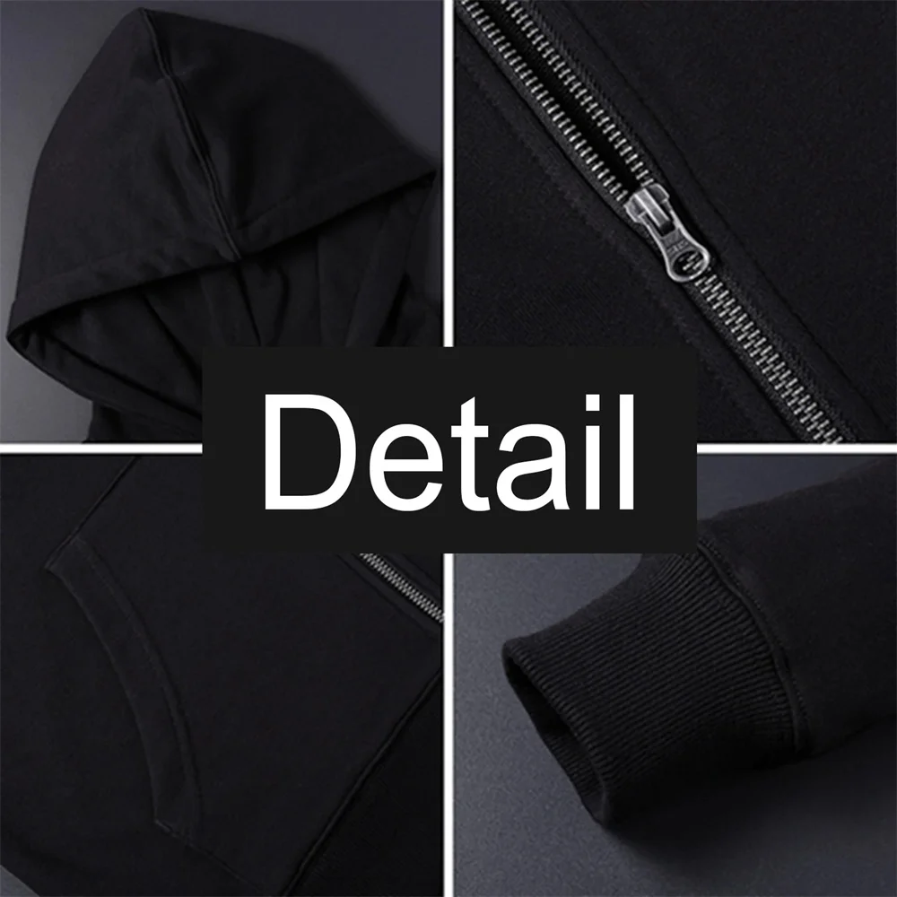 2025 Spring and Autumn Suzuki Hayabusa Logo Super Motorcycle Sweatshirt Jacket Work Commuter Men's Hoodie Zipper Hoodie