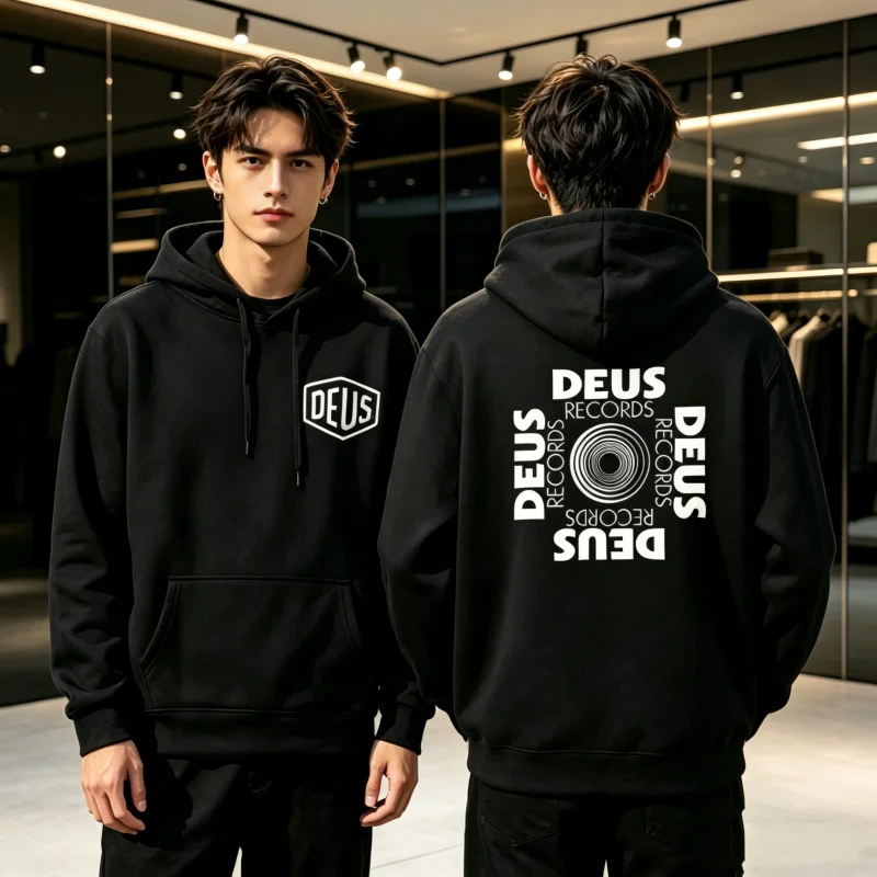 2025 DEUS Y2K ENDURO New Autumn Popular letter graphic hoodies Sweatshirt Y2K High Quality Casual Fashion letter Printed Tops