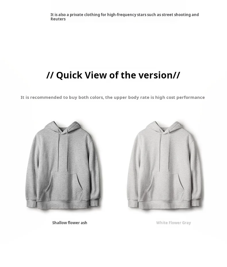 Maden Vintage Men's Heavyweight Rocky Hoodie Loose Fit Fleece-lined Warm Pullover Casual Thickened Layered Tops for Fall Winter