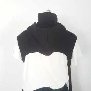 2025 Korean Fashion Hip Hop Punk Cropped Hoodie Men Women Techwear Style Adjustable Sport Casual Sleeveless Hoodies