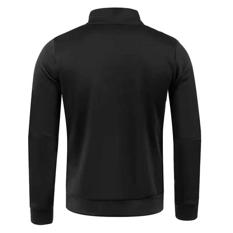 Animal Game Men's Half Zipper Sweatshirts Long Sleeve Solid Pullover Turtleneck Streetwear Warm Jacket Sport Coats Outerwear