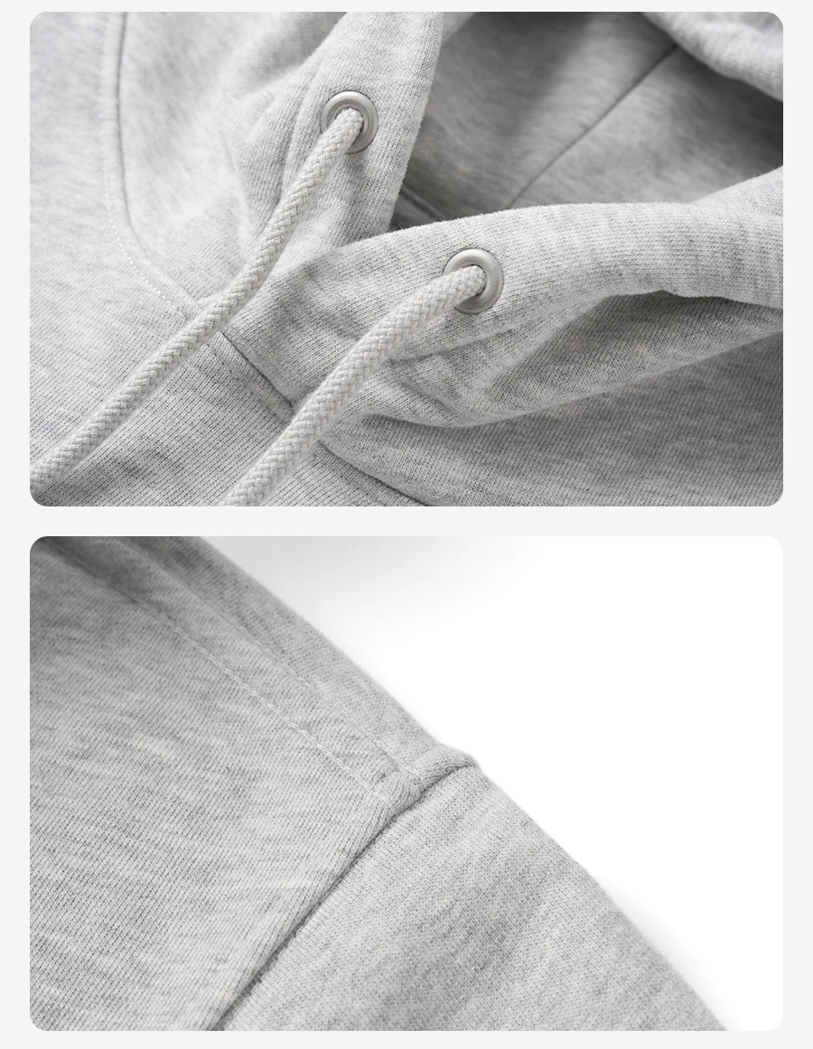 SIMWOOD 2026 Autumn Winter New Oversized Hoodie 340gsm Carbon Brushed Lining Fabric Sweatshirt Basic Embroidery Logo Pullover