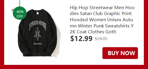 Fashion Pullover Men's Hoodies Vintage Graphic Hip Hop Graphic Goth Hooded Sweatshirt Oversized Women Clothes Y2k Aesthetic Tops