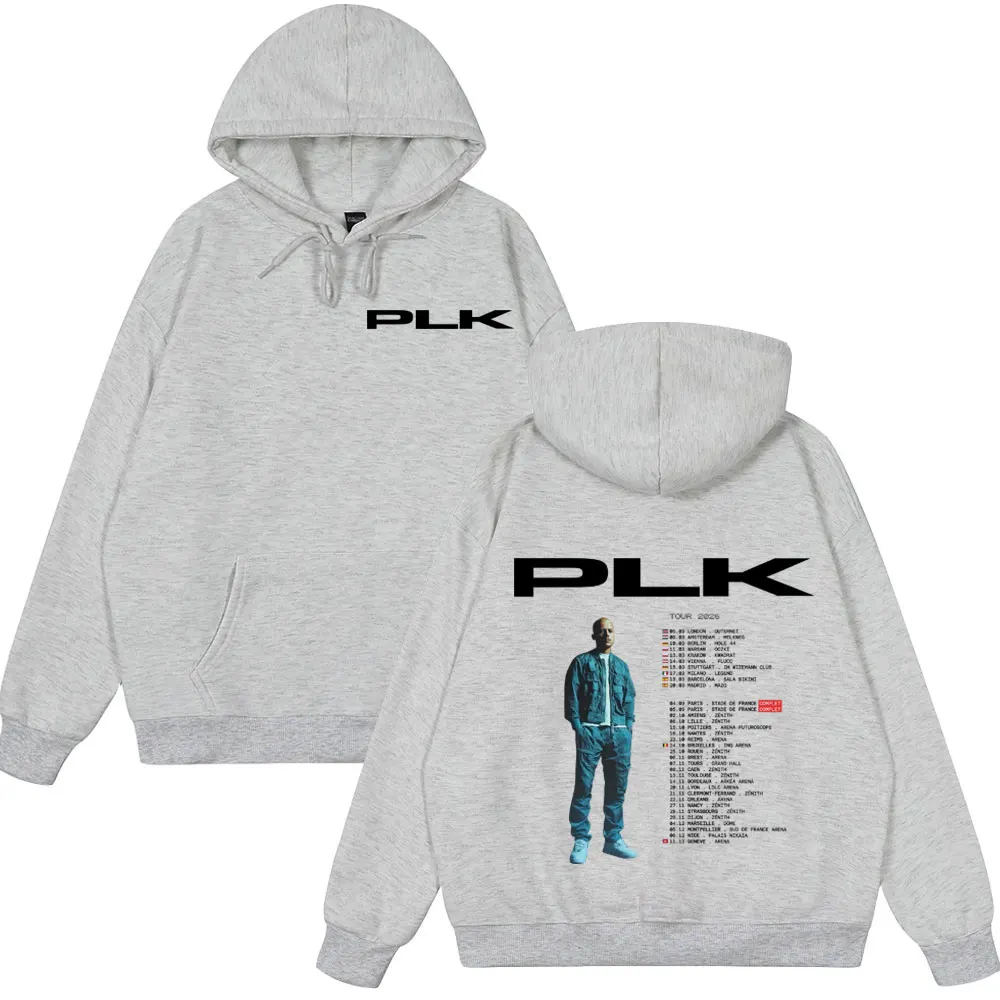 Rapper PLK Tour 2026 Hoodies Men Women Clothing Fashion Hip Hop Style Sweatshirts Casual Loose Long Sleeve Pullovers Streetwear
