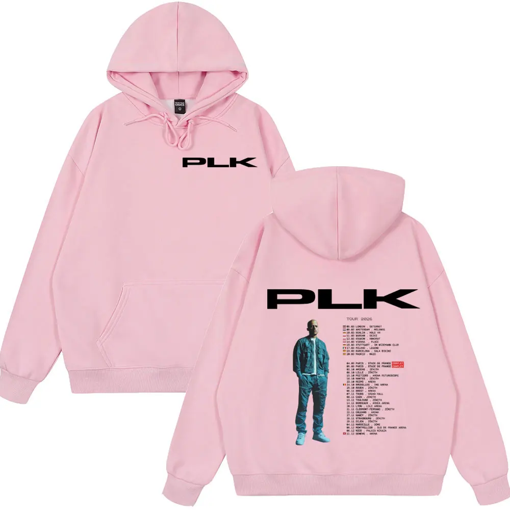 Rapper PLK Tour 2026 Hoodies Men Women Clothing Fashion Hip Hop Style Sweatshirts Casual Loose Long Sleeve Pullovers Streetwear