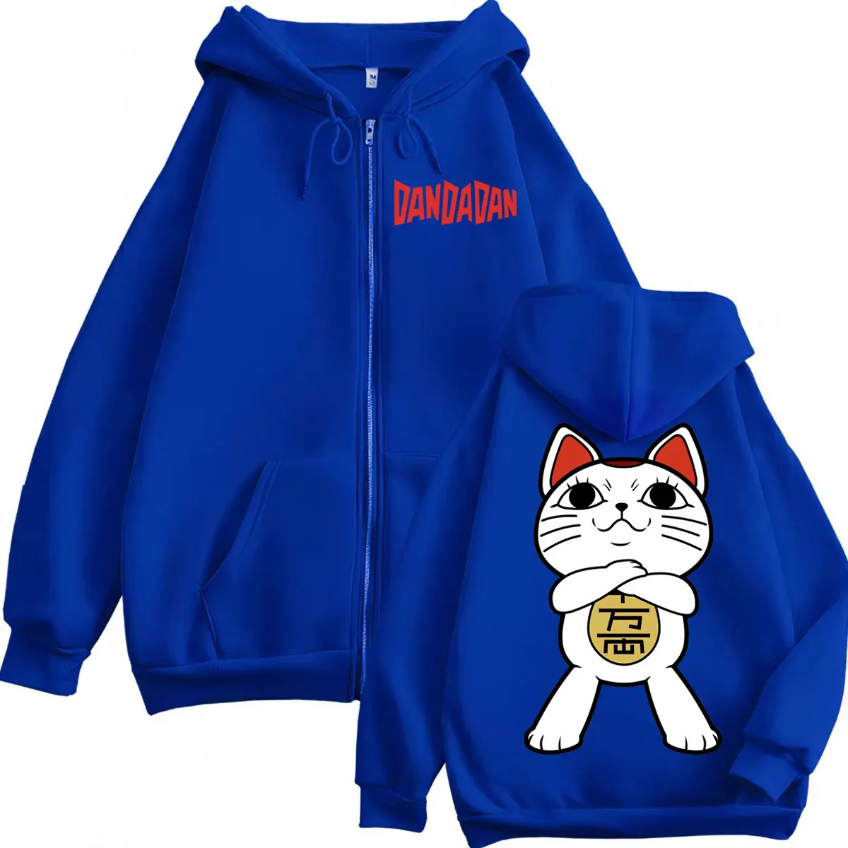 Anime Dandadan Turbo Granny Graphic Zipper Hoodies Men Women Fashion Cartoon Zip Up Sweatshirts High Quality Fleece Pullovers