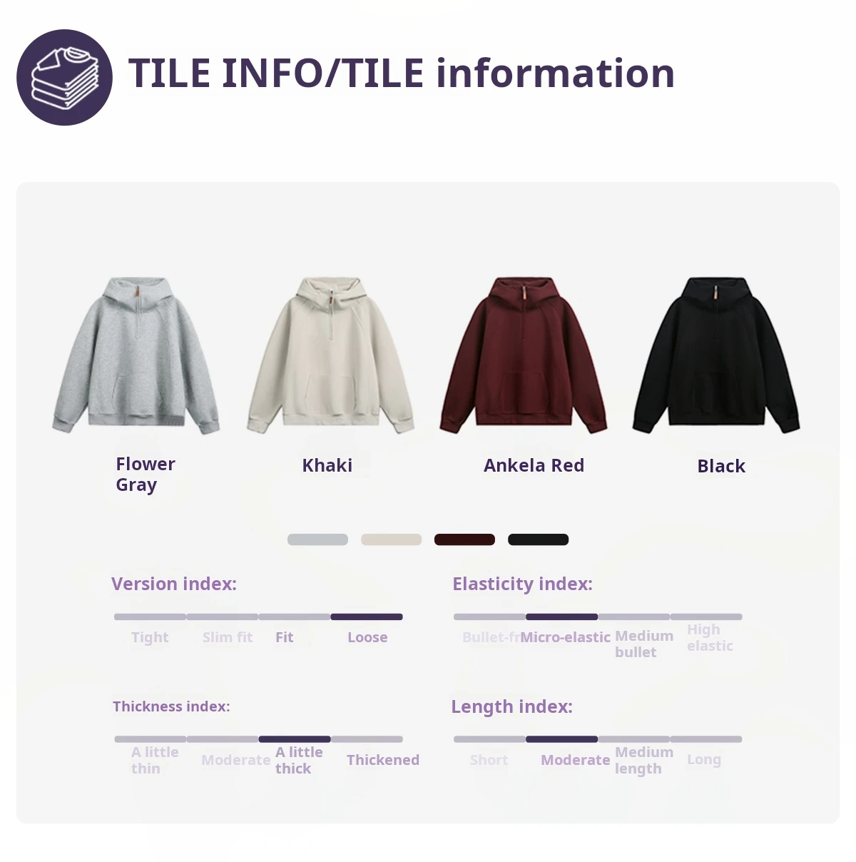 HANGLU 2025 Men Women Heavyweight Half Zip Hoodie Ribbed High Neck Minimalist Streetwear Couple Unisex Pullover Sweatshirt