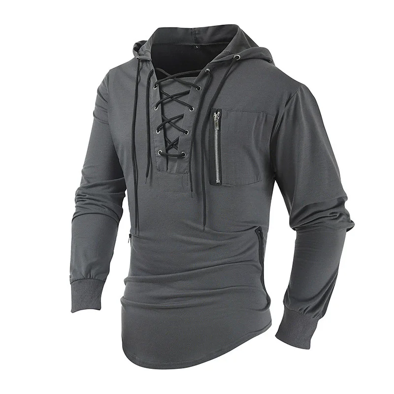 Solid Sweatshirts Men Hoodie Mens Sweatshirt Couples Hoodies Fashion Zipper Hoodie Men's Long Sleeve Hooded Jogger Streetwear