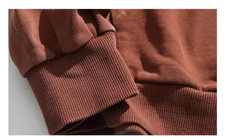 High Quality Vintage Distress Hoodies For Men Siro Spins Double Yarn Couple Sweatshirt Korean Streetwear Hip Hop Pullover Male