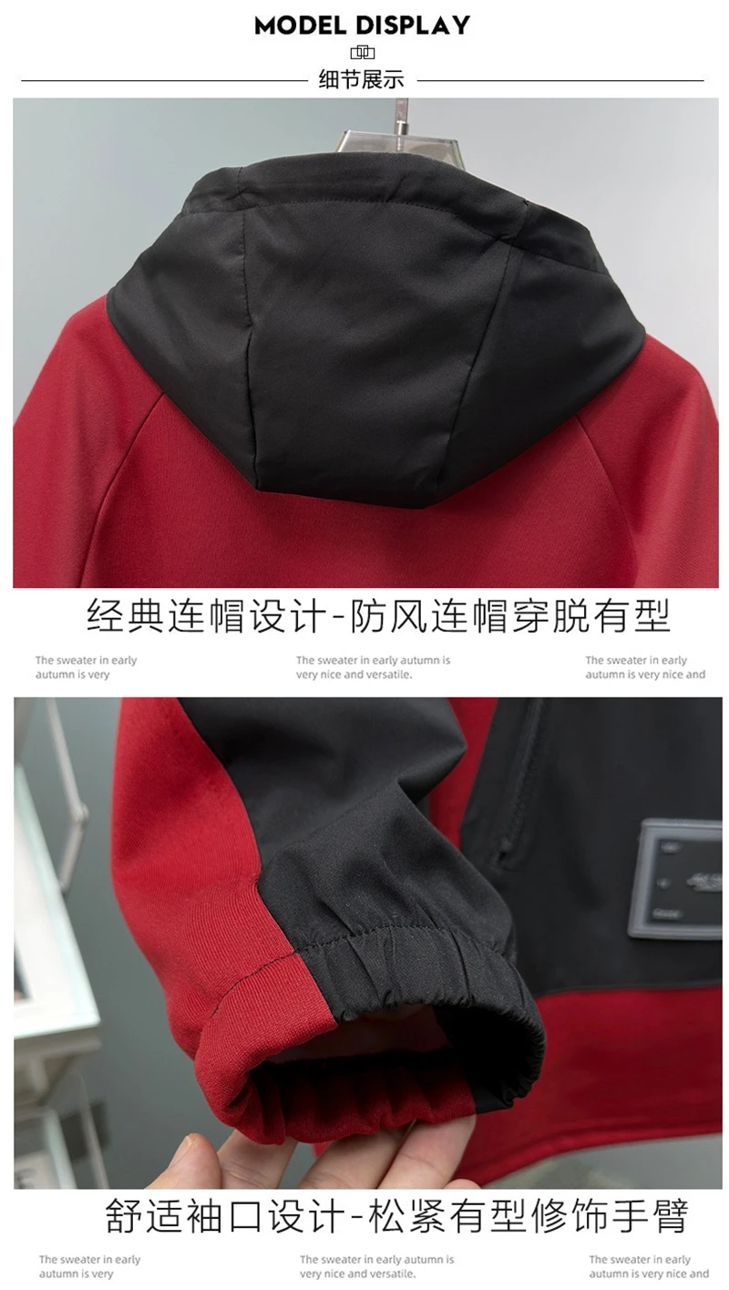 American style multi pocket workwear hooded sweatshirt men autumn casual sports oversized sweatshirt trendy 13xl 190kg 12XL 10XL
