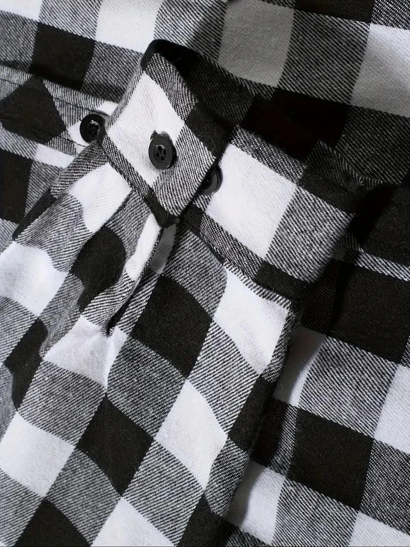 Spring Autumn Men Hoodie Sweatshirt Classic Plaid Casual Button Hooded Long Sleeve Coat Double Pockets Hoodie Men Cardigan Tops