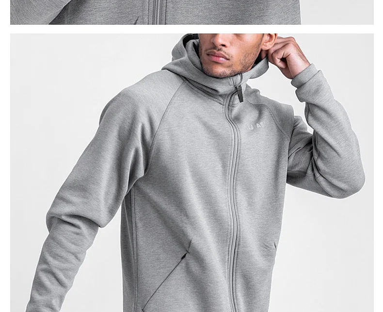 Gym Men's Hoodies Sweatshirts Hoodie Men Fitness Hooded Zipper Jacket Hoody Man Casual Sweatshirt for Male