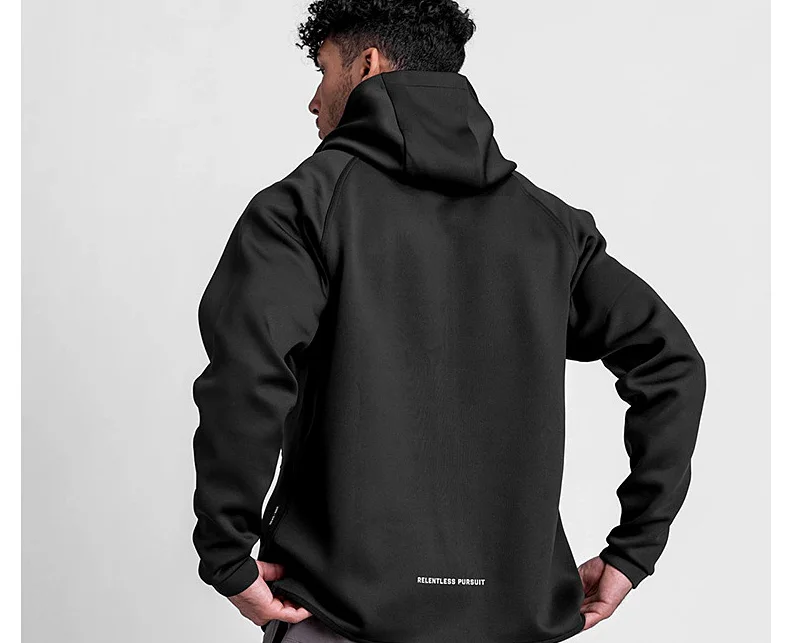 Gym Men's Hoodies Sweatshirts Hoodie Men Fitness Hooded Zipper Jacket Hoody Man Casual Sweatshirt for Male