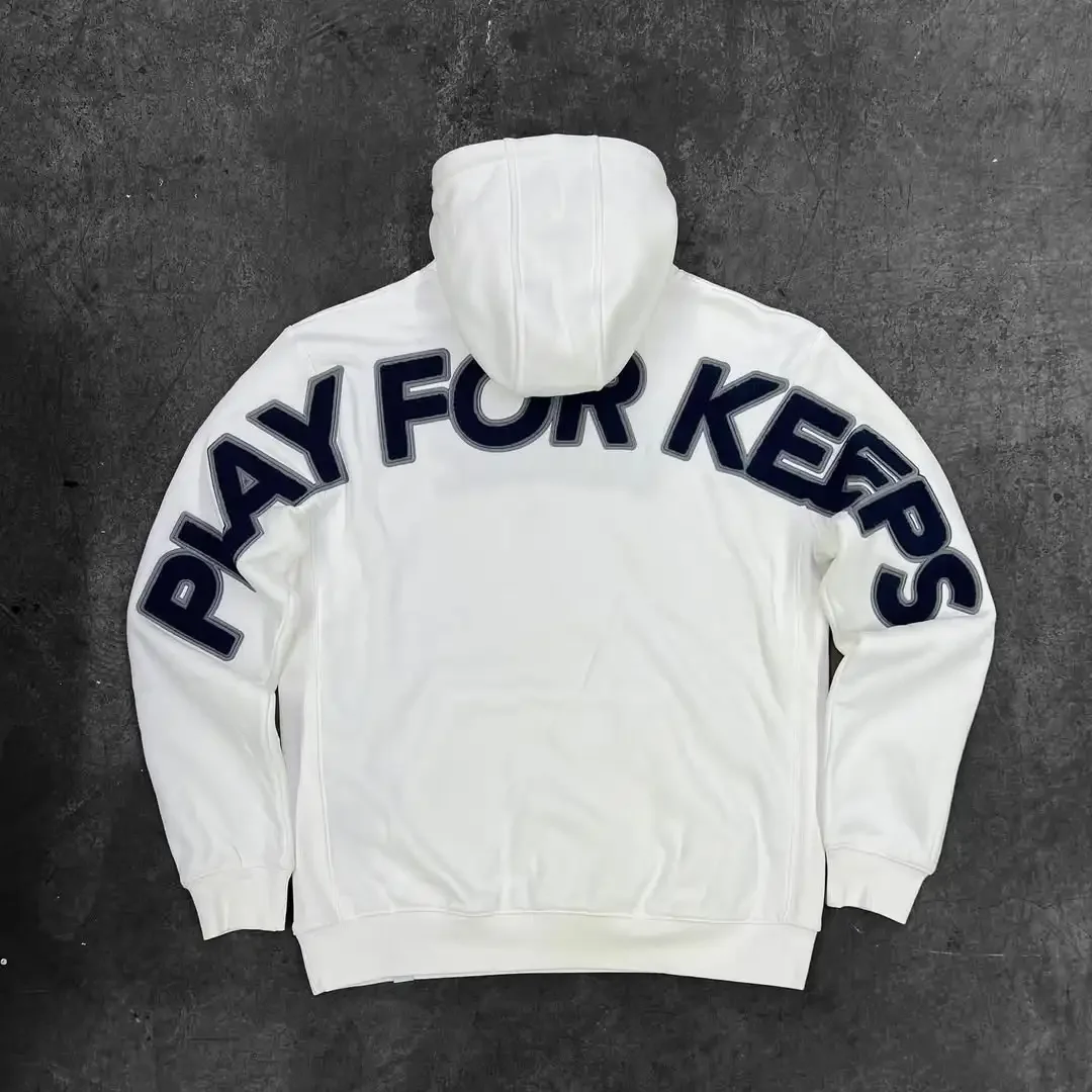 Hoodie men's 2025 American street hip-hop punk fashion oversized sports shirt women's retro letter Harajuku Y2K casual loose fit