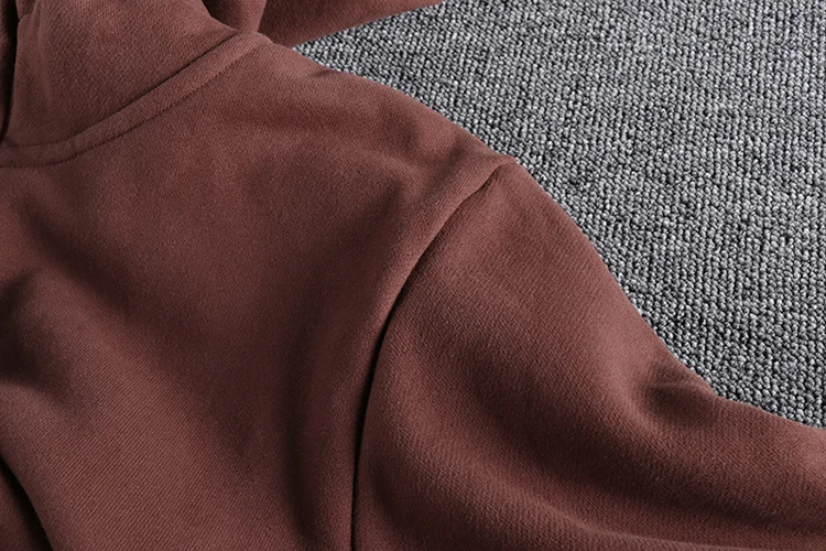 Autumn Winter American Retro 500g Heavyweight Hooded Hoodies Men's Pure Cotton Washed Youth Thickened Velvet Casual Sweatshirt