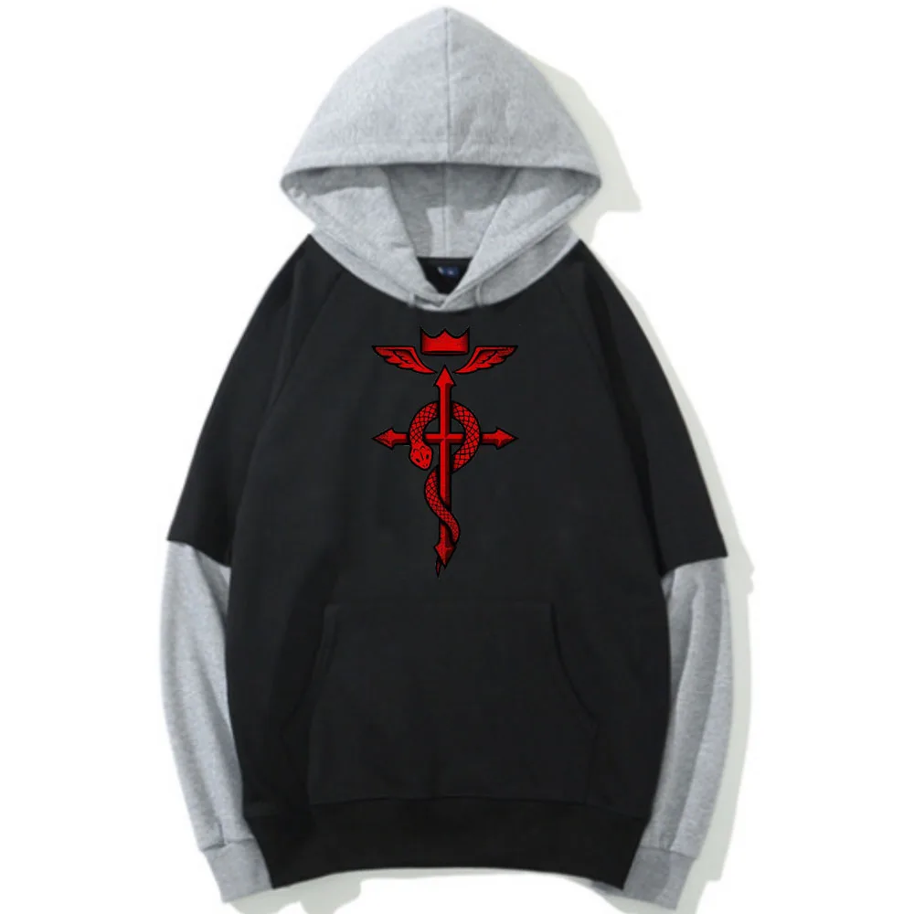 Fullmetal Alchemist Hot Anime Sweatshirt Casual Loose Zip Hoodie Women/Men Manga Pullovers Hip Hop Unisex Zipper Jackets