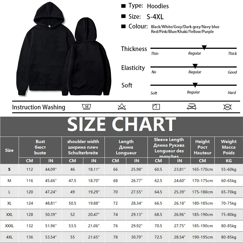 Autumn Fleece Men's Hoodies Anuel AA Real Hasta La Muerte Print Sweatshirts Streetwear Rapper Loose Pullover Casual Hooded Tops