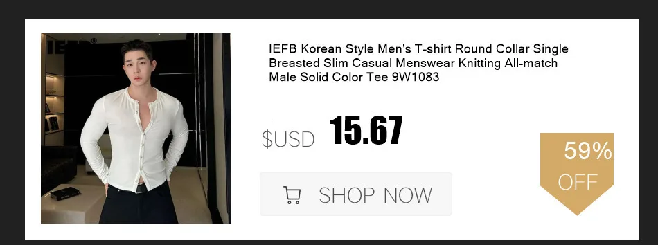 IEFB Korean Style Men's Sweatshirts Loose Turn-down Collar New Simple Contrast Color Male Casual Clothing New Spring Tide 9C7812