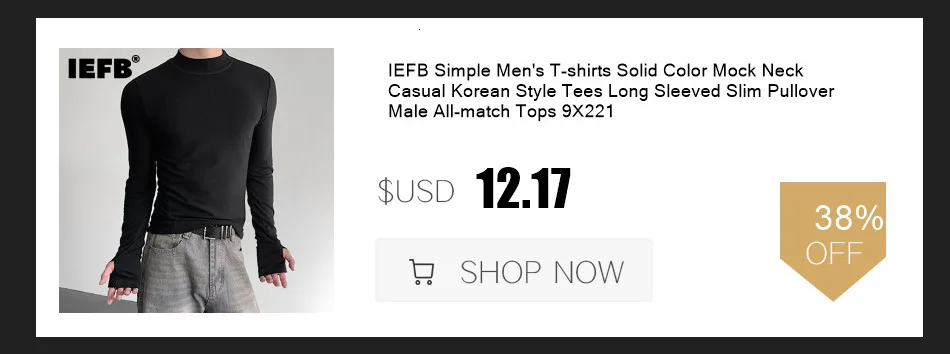 IEFB Korean Style Men's Sweatshirts Loose Turn-down Collar New Simple Contrast Color Male Casual Clothing New Spring Tide 9C7812