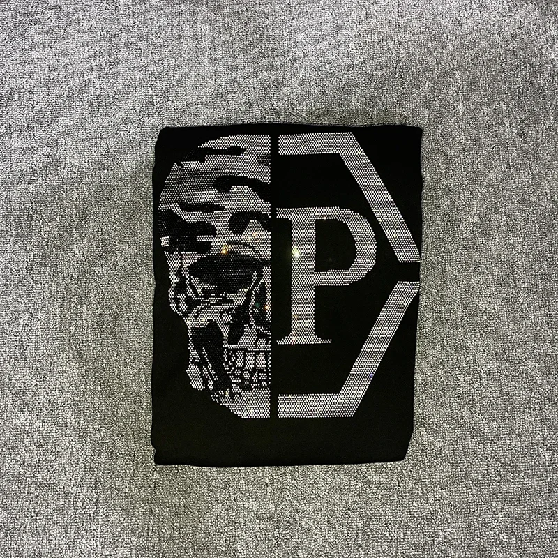 Hoodie Street Sports Cartoon Iron Drill Pattern Hoodie Casual Everything Plus Cashmere Fashion Hoodie