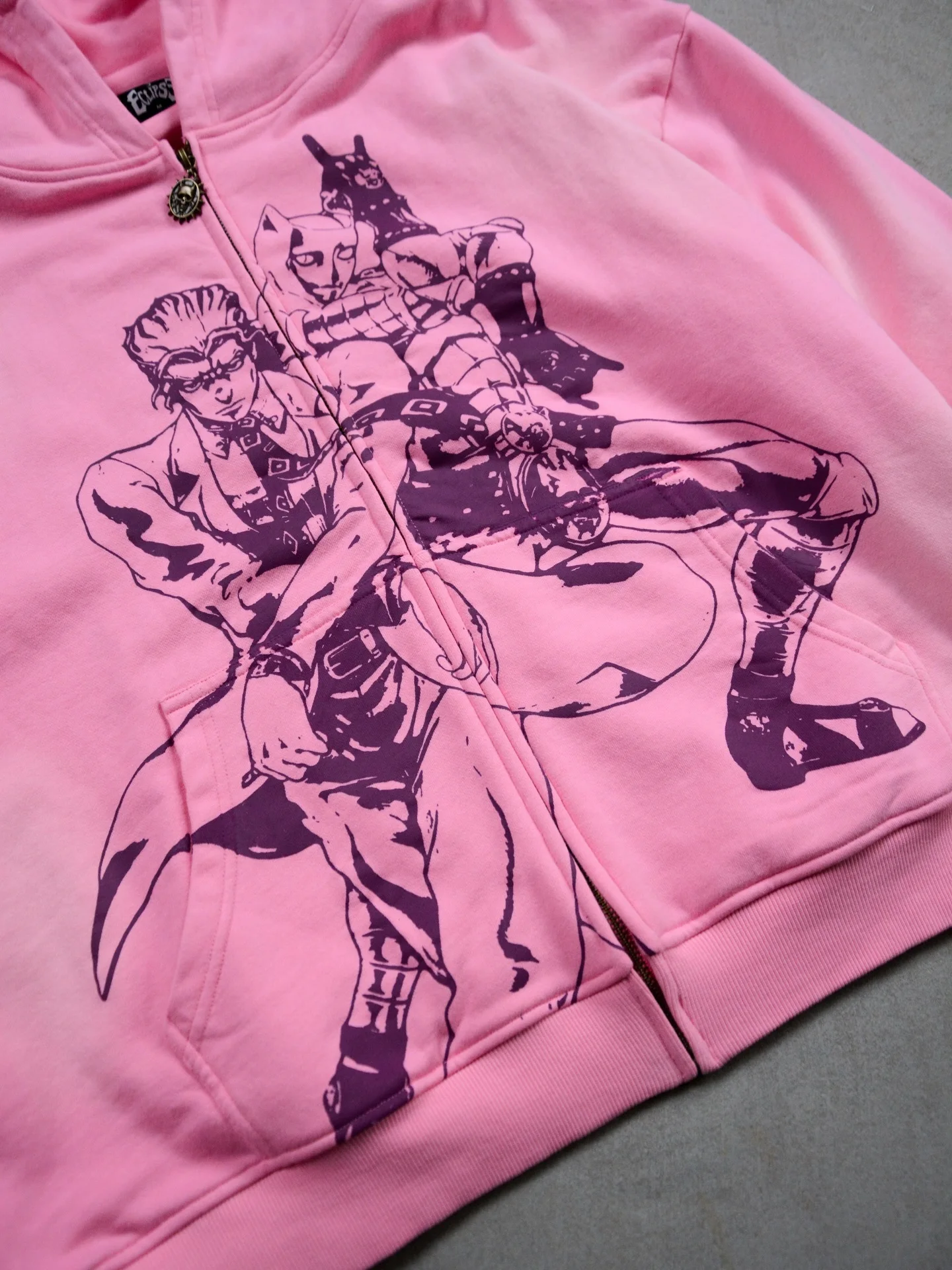 Jojo Bizarre Adventure Star Design Hoodies Women Men Zip Anime Hoodie Harajuku Streetwear Sweatshirt Y2k Men Clothing