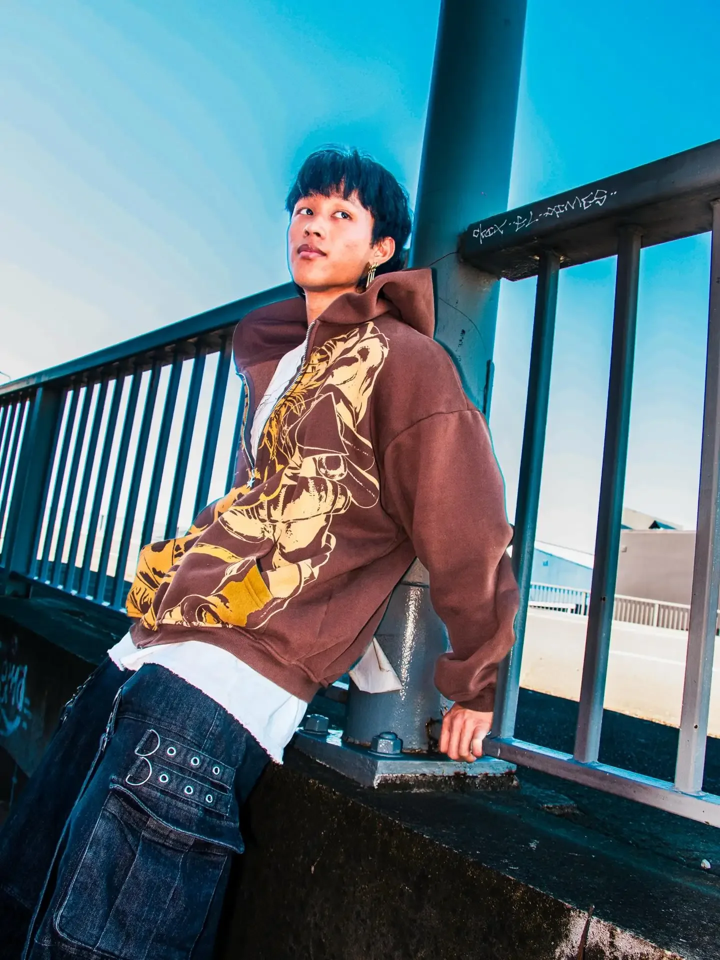 Jojo Bizarre Adventure Star Design Hoodies Women Men Zip Anime Hoodie Harajuku Streetwear Sweatshirt Y2k Men Clothing