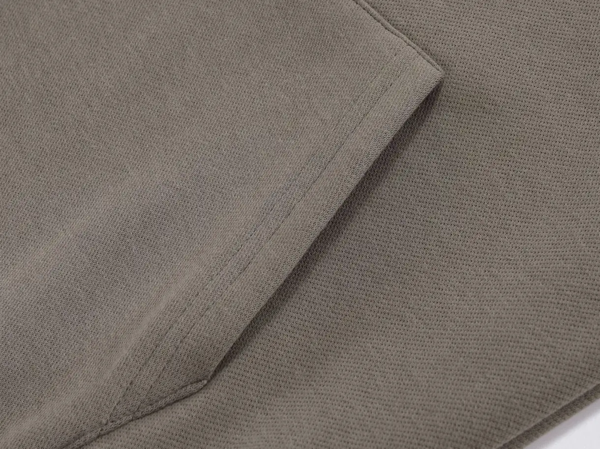 480GSM Winter Men's 100% Cotton Oversized Hoodies No String Casual Streetwear Sporty Hooded Sweatshirts Heavy Fleece Pullovers