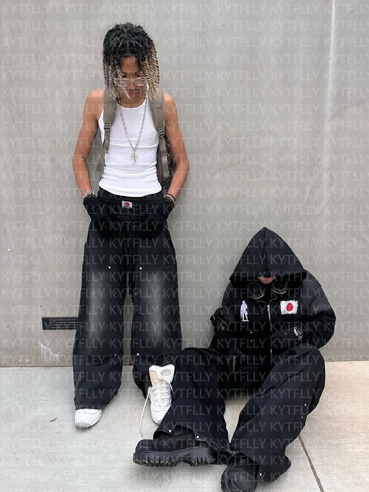 2025 Autumn and Winter Hot Diamond Loose Plush National Flag Design Casual Zipper Hooded Sweatshirt Pants Two-Piece Set Trendy S