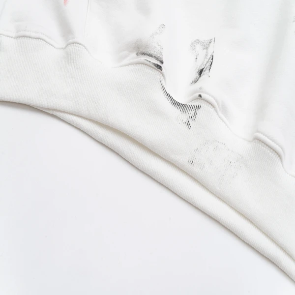 Autumn Trendy Men's Long Sleeve Thermal Hoodie Streetwear New High Street Loose Fleece Hoodie Letter Print Casual Sweatshirt