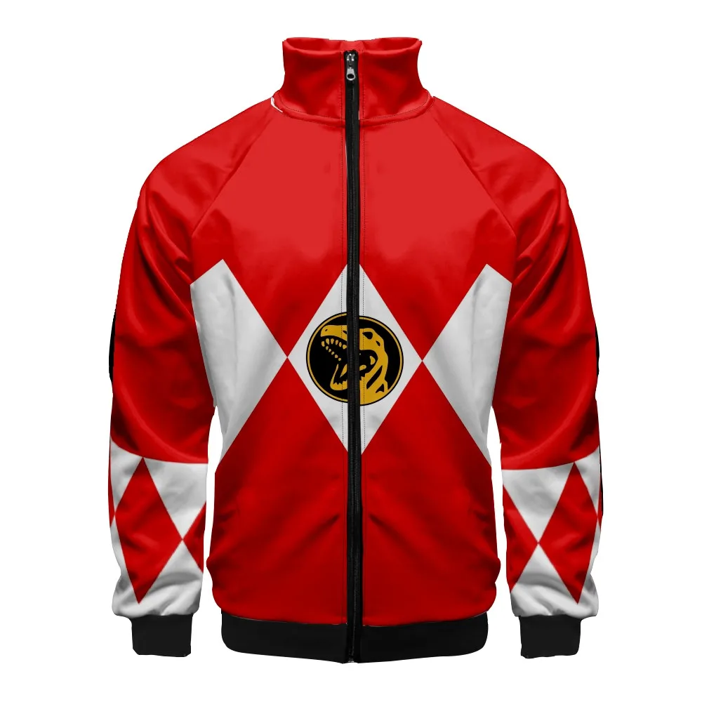 Game Mighty Morphin 3d Digital Printing Hoodie Men/Women/Kids Cosplay Costume Party Sportswear Oversize Jacket Zipper Hoodies