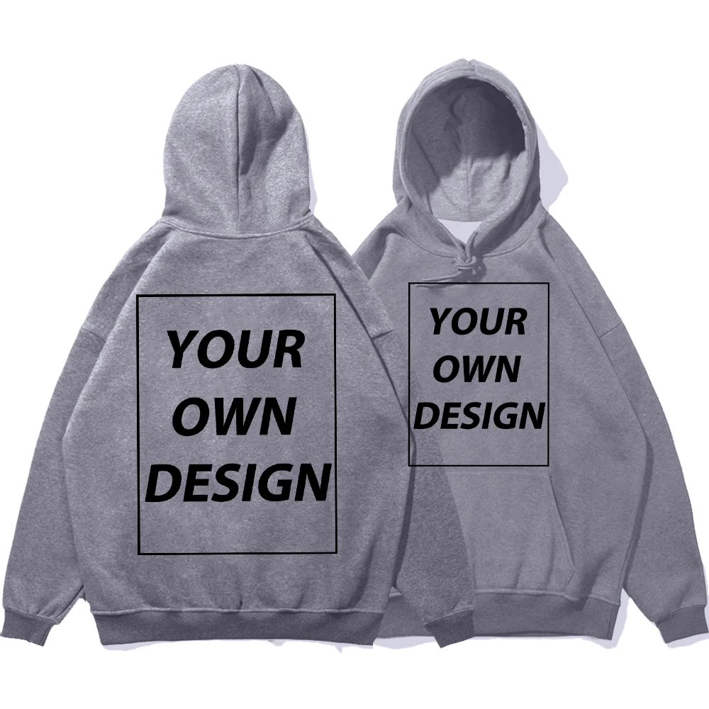 Personalized Customize Autumn Casual Sport Hoodie Men Fleece Team Basic Sweatshirts Street Office Top Daily Comfortable Workwear