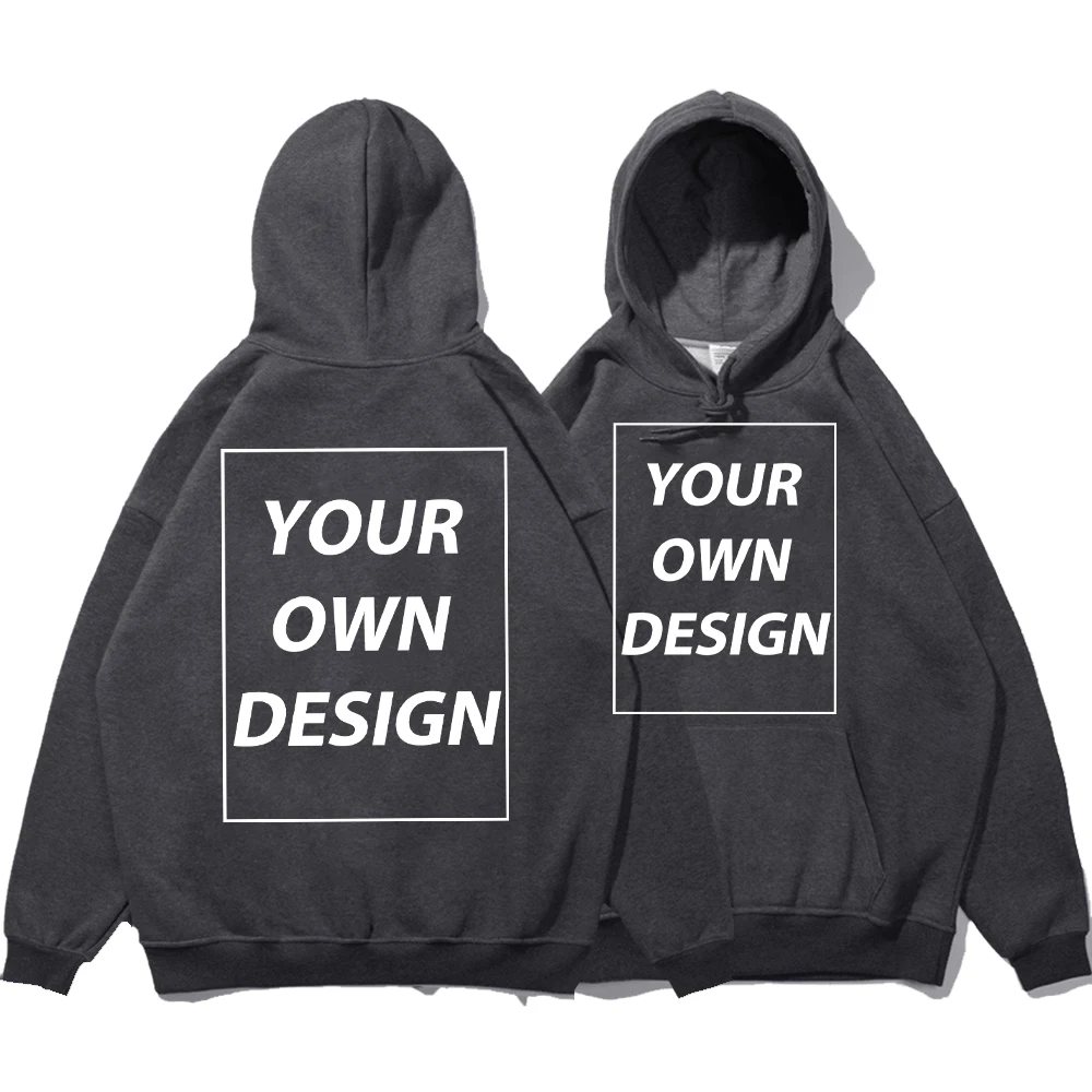 Personalized Customize Autumn Casual Sport Hoodie Men Fleece Team Basic Sweatshirts Street Office Top Daily Comfortable Workwear