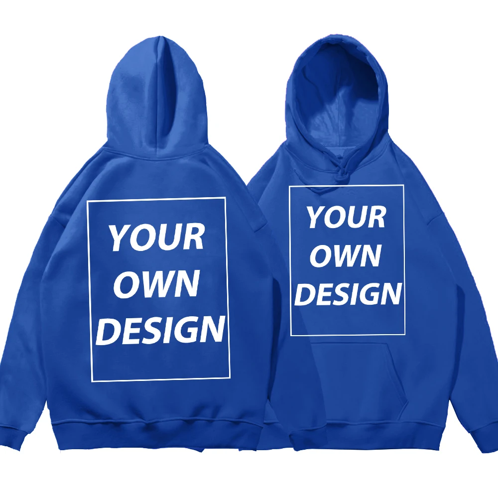 Personalized Customize Autumn Casual Sport Hoodie Men Fleece Team Basic Sweatshirts Street Office Top Daily Comfortable Workwear