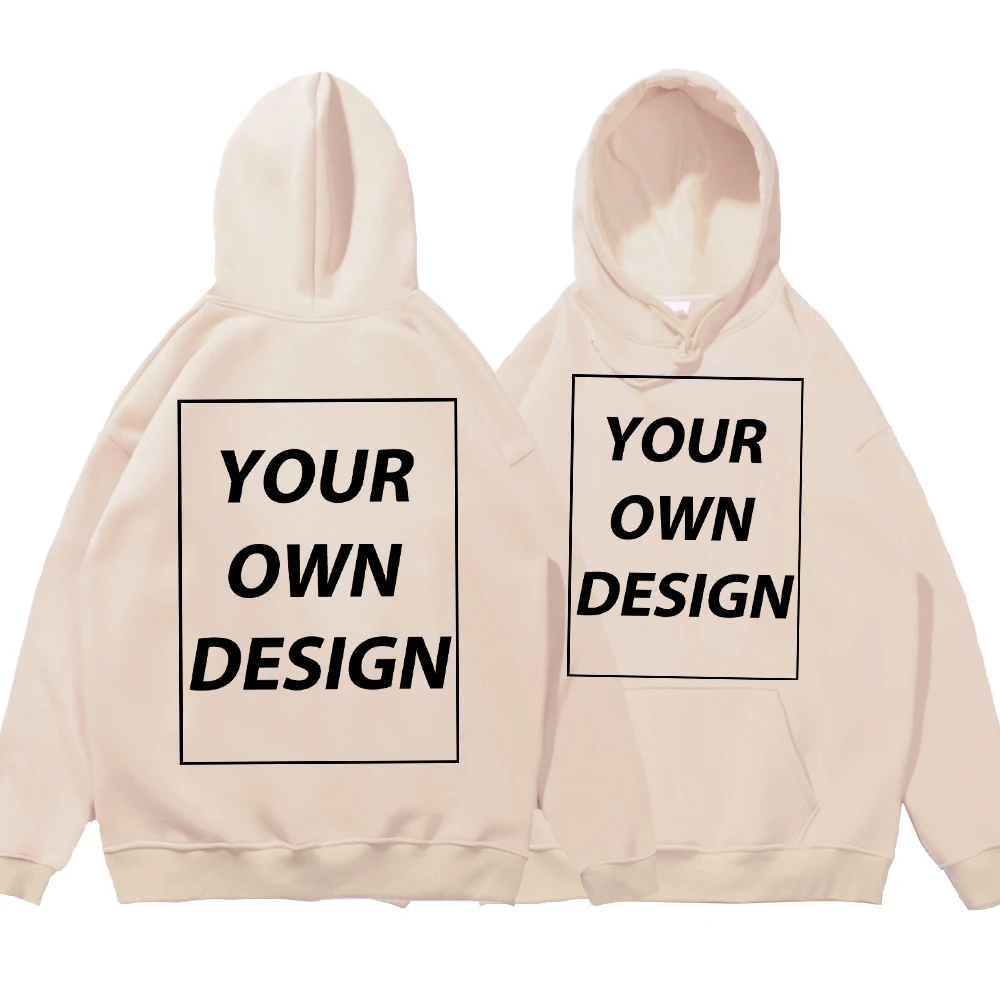 Personalized Customize Autumn Casual Sport Hoodie Men Fleece Team Basic Sweatshirts Street Office Top Daily Comfortable Workwear