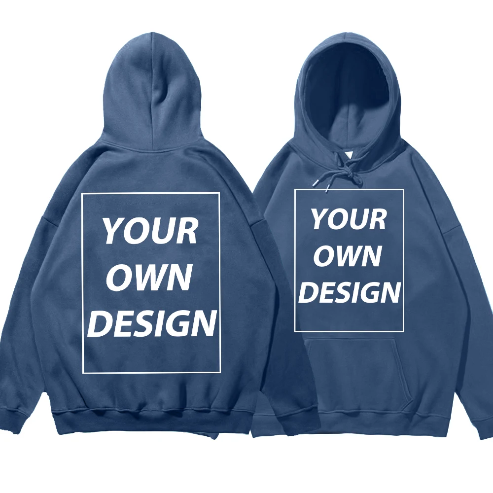 Personalized Customize Autumn Casual Sport Hoodie Men Fleece Team Basic Sweatshirts Street Office Top Daily Comfortable Workwear