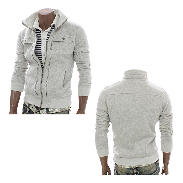 Hoodie Fleece Cardigan Hooded Coat Men's Hoodies Sweatshirts Pullover For Male Hoody Sweatshirt