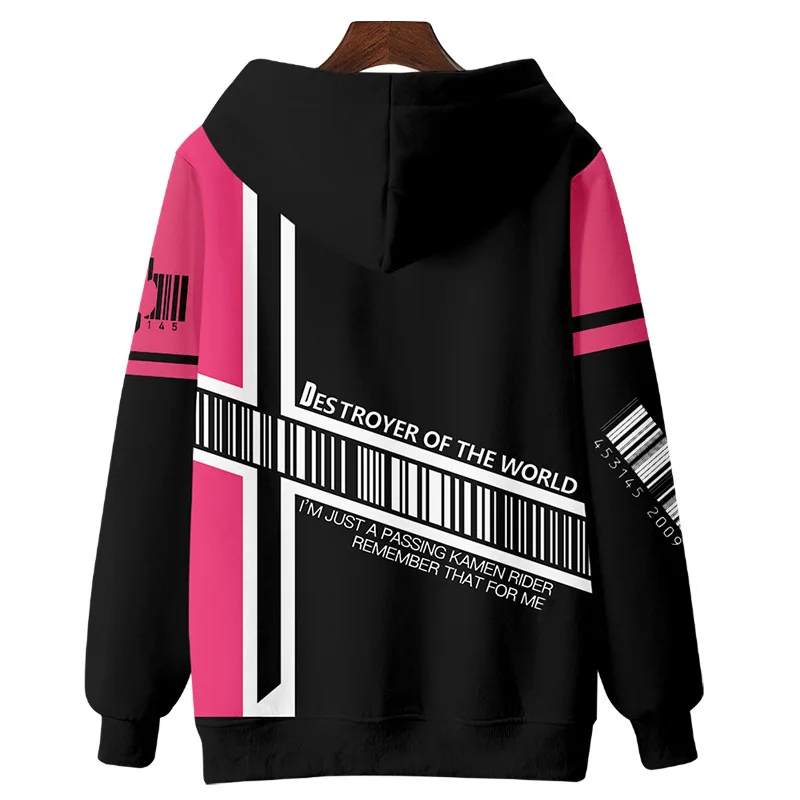 Masked Rider REVICE 3D Printing Men/Women Autumn Fashion Japanese Anime Hoodies Sweatshirt Long Sleeves Pollover Jacket Coat