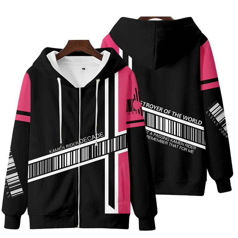 Masked Rider REVICE 3D Printing Men/Women Autumn Fashion Japanese Anime Hoodies Sweatshirt Long Sleeves Pollover Jacket Coat