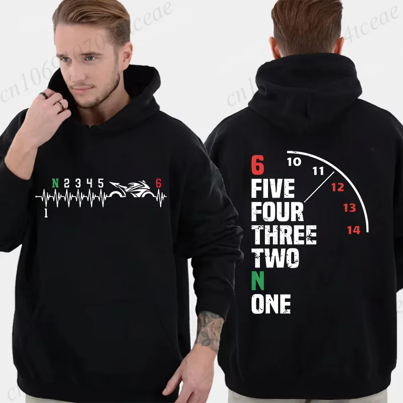 Electrobiker Velocidades Men's Hoodie Supermoto Hoodies Men Women Streetwear Pullover Harajuku Hoodies Motorcycle Gear Shift Top