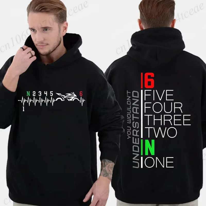 Electrobiker Velocidades Men's Hoodie Supermoto Hoodies Men Women Streetwear Pullover Harajuku Hoodies Motorcycle Gear Shift Top