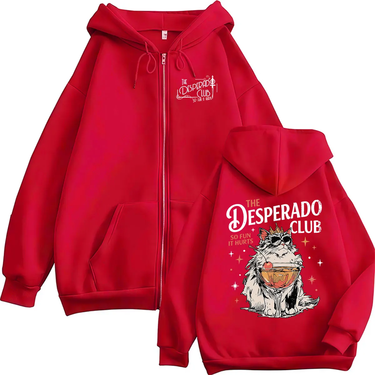Game Dungeon Crawler Carl Princess Donut Zipper Hoodie Mama Needs A Night Off Cat Pullover Clothing Sweatshirts Men Women Coats