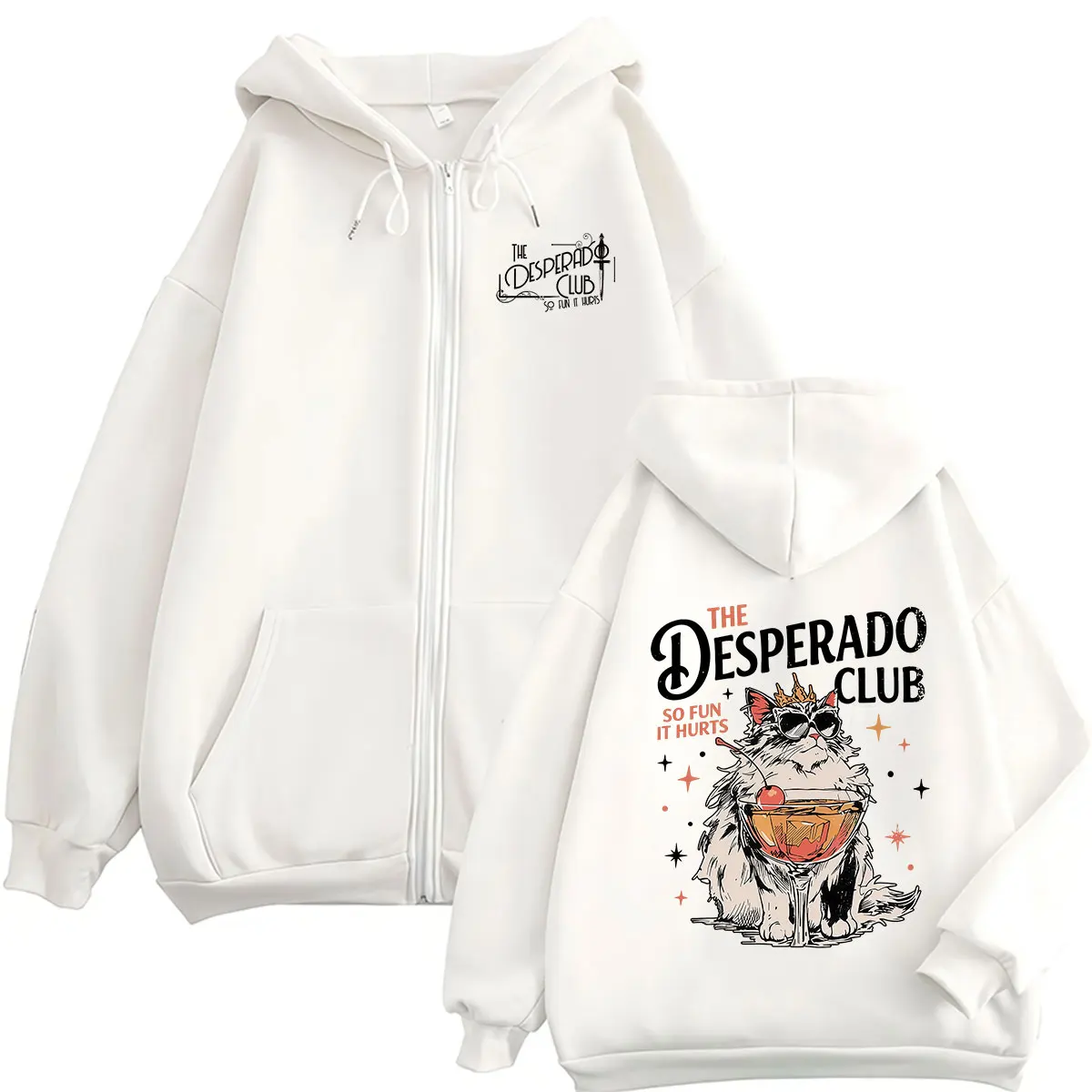 Game Dungeon Crawler Carl Princess Donut Zipper Hoodie Mama Needs A Night Off Cat Pullover Clothing Sweatshirts Men Women Coats